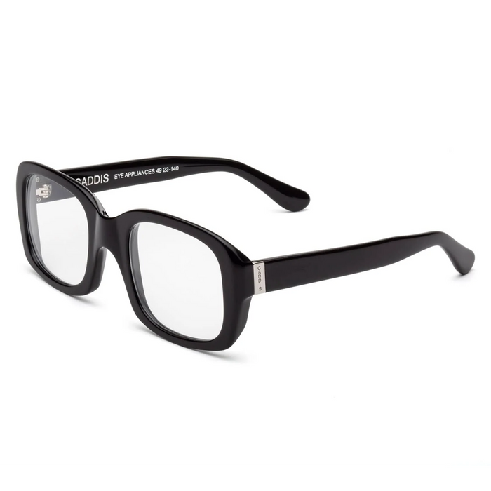 Caddis Shelby Black Reading Glasses