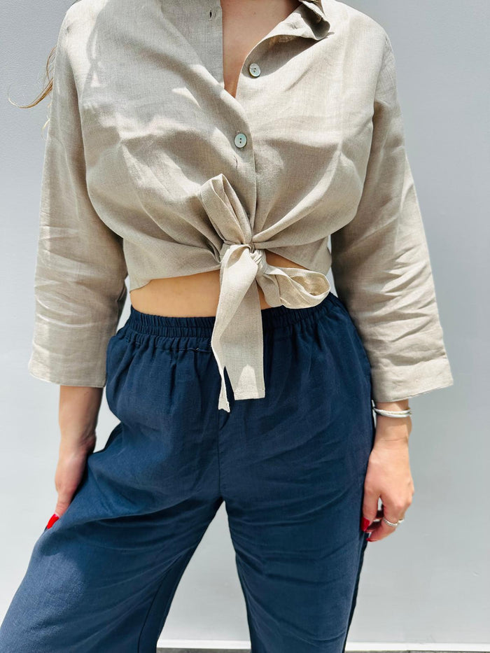 Cam Donna Positano Linen Shirt