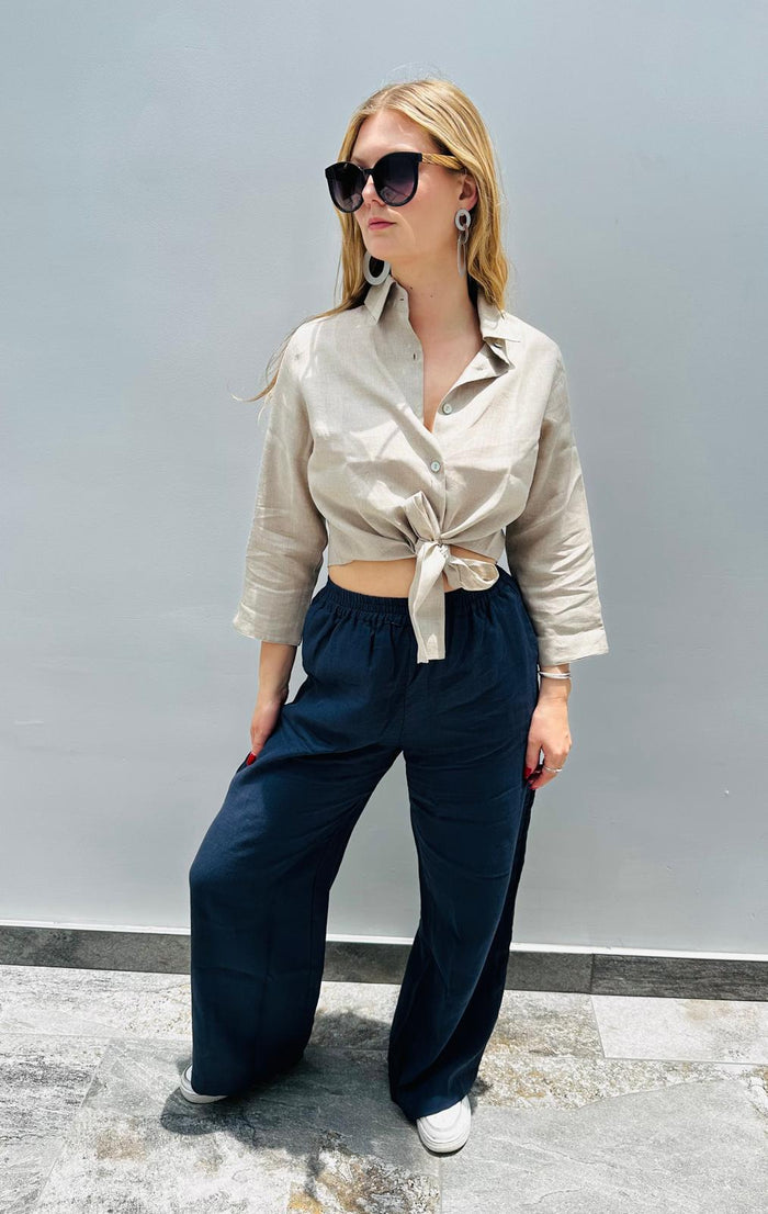 Cam Donna Positano Linen Shirt
