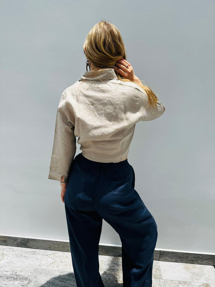 Cam Donna Positano Linen Shirt