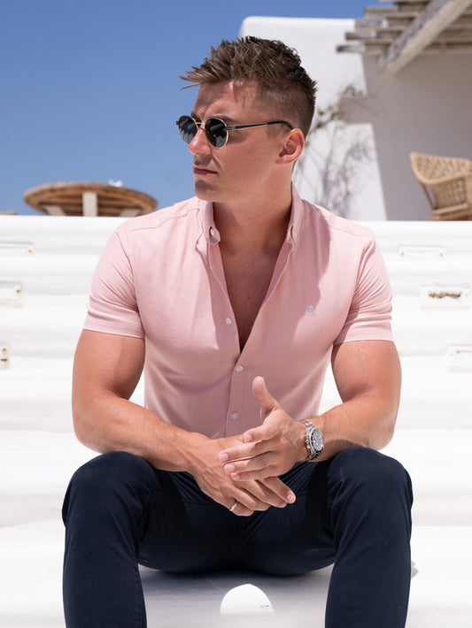Castilla Short Sleeve Shirt - Pink