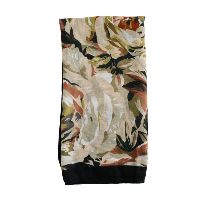 Celina Rose Print Lightweight Scarf