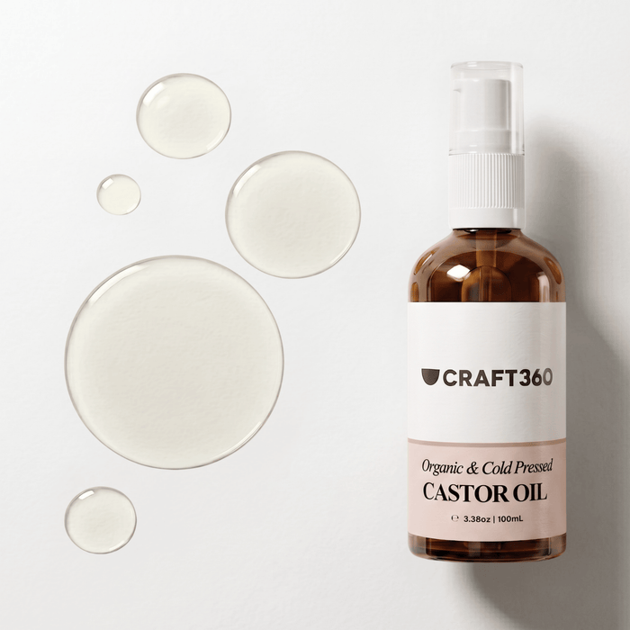 Certified Organic Castor Oil - Cold Pressed - Hexane Free - ACO Cert. No. 14153