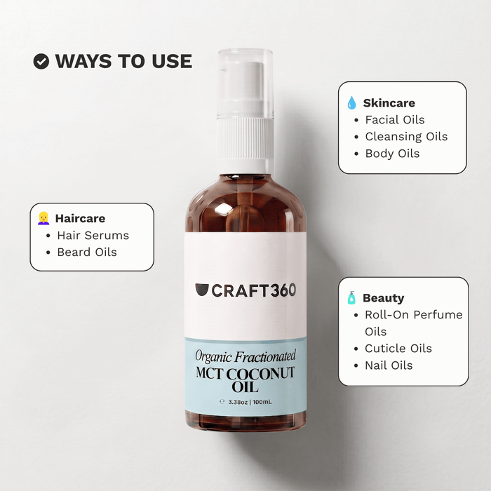 Certified Organic Fractionated Coconut MCT Oil - ACO Cert. No. 14153