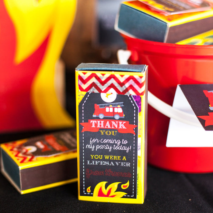Fireman Party favors