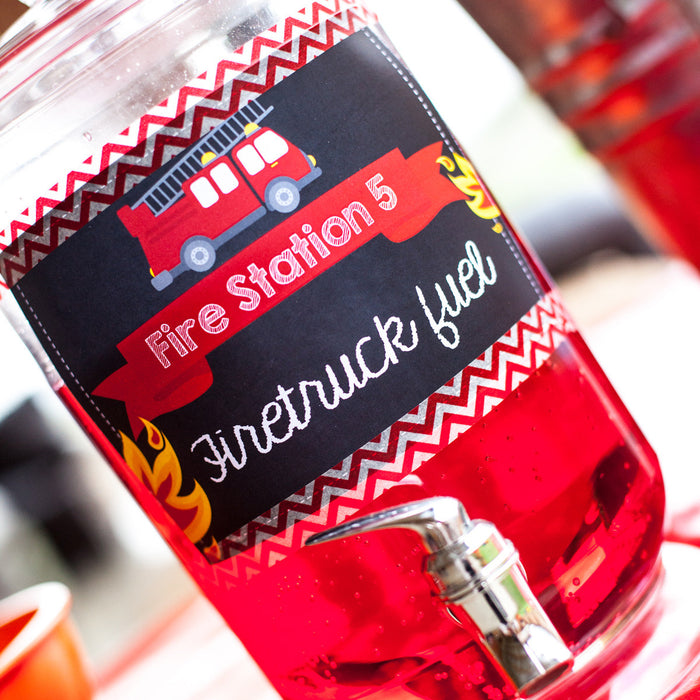 Fireman Party signs