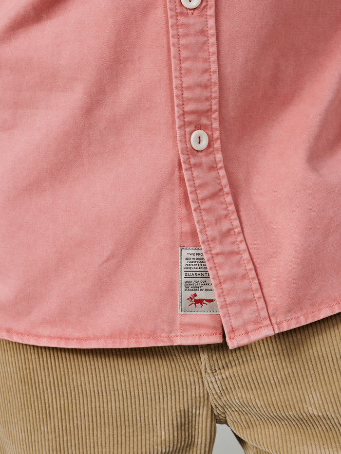 Aubin Peony Pink Cole Twill Overshirt | Overshirt