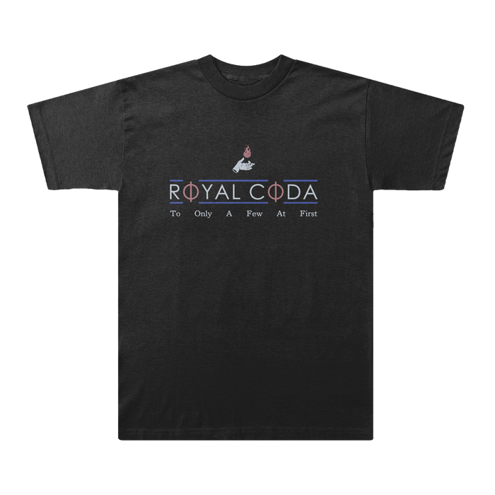 royal coda Collage - Black T-Shirt front
