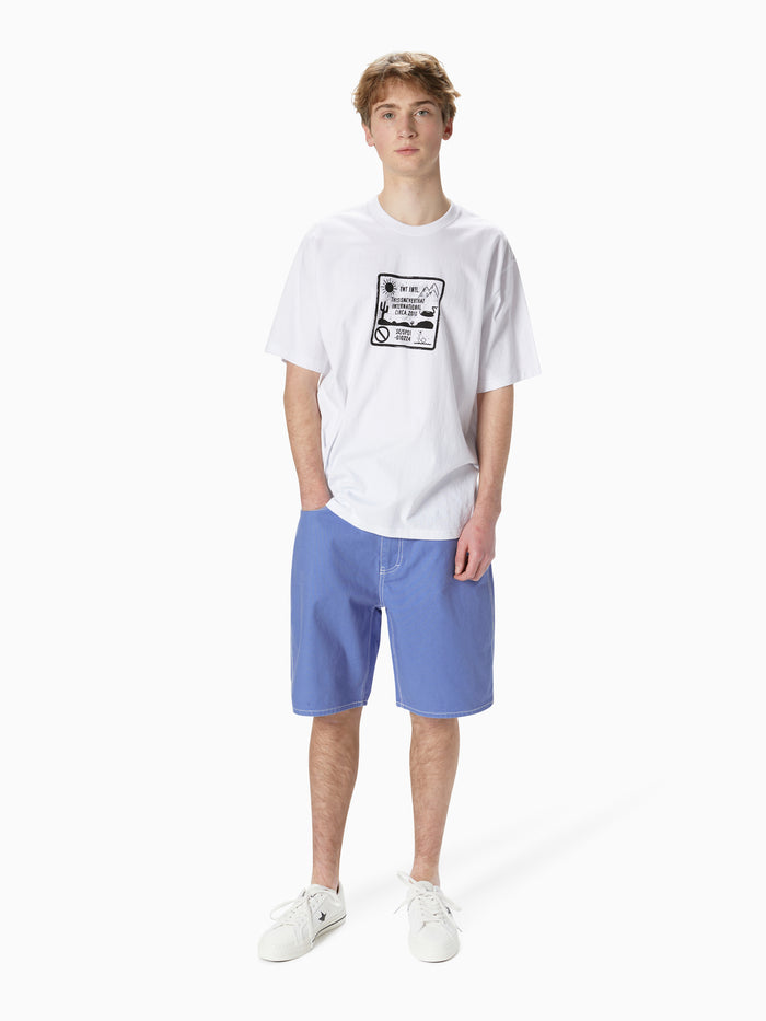 Contrast Stitch Short