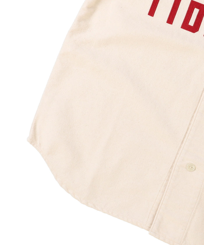 Cotton Flannel Baseball Shirt