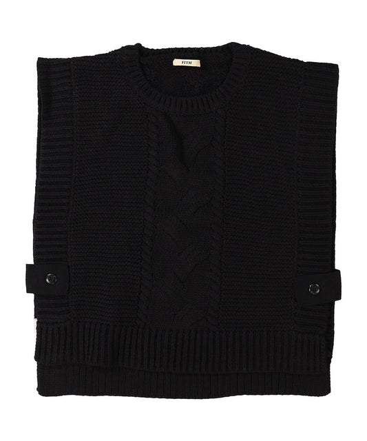 Cotton Knit Vest(LADIES)