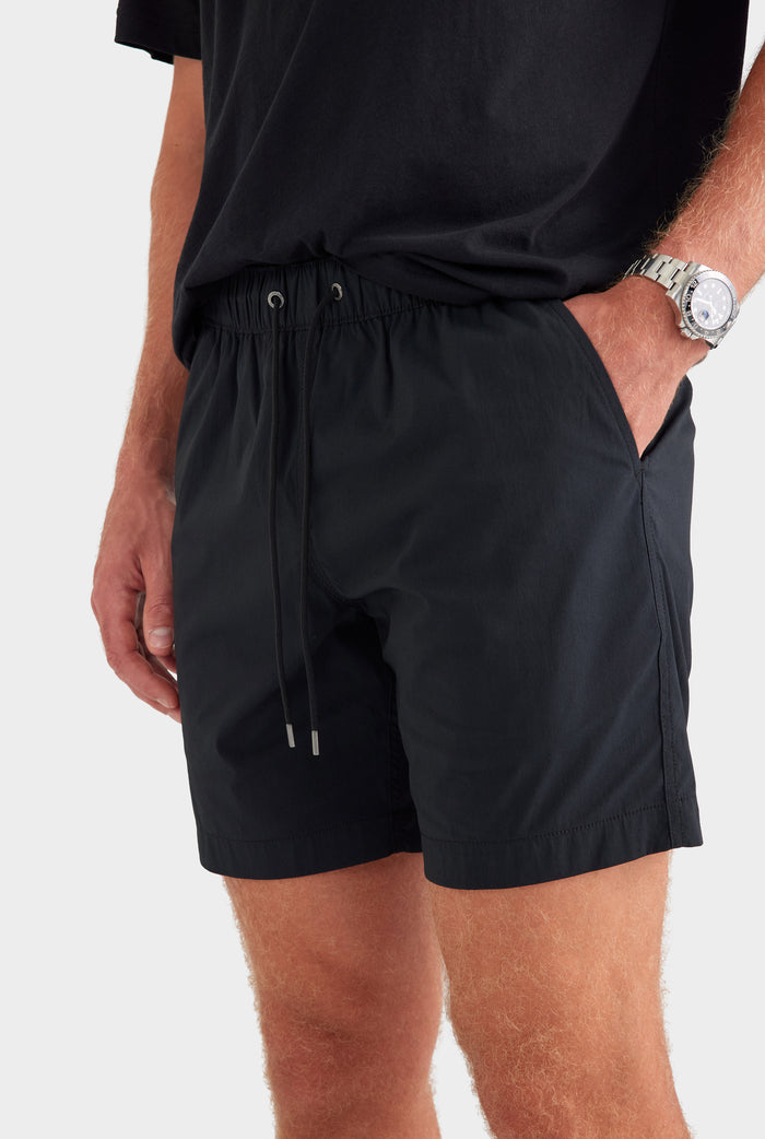 Cotton Stretch Short - Black