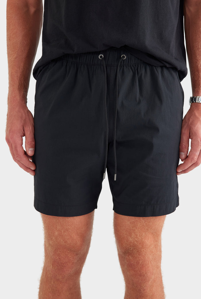 Cotton Stretch Short - Black