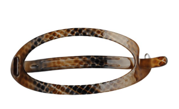 CUT OUT OVAL HAIR SLIDE