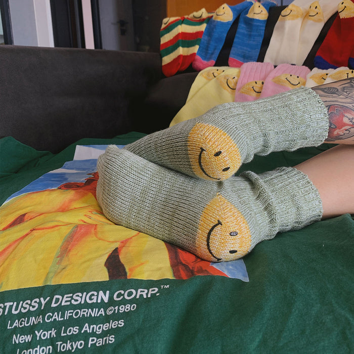 Cute Emoji Printed Socks