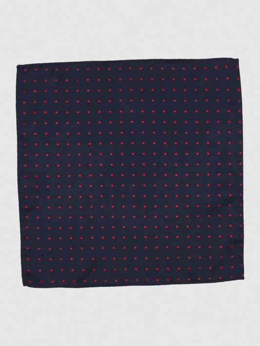 Dark Navy Printed Bow Tie