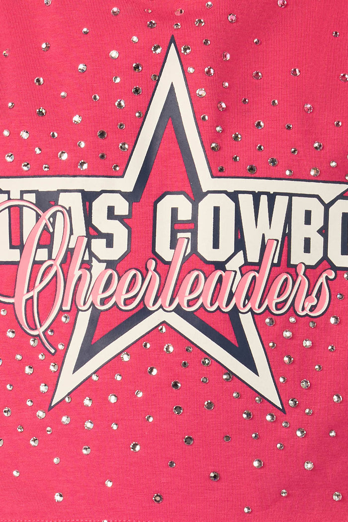 DCC Cropped Tee in Hot Pink