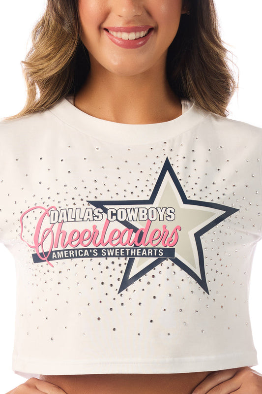 DCC Cropped Tee in White