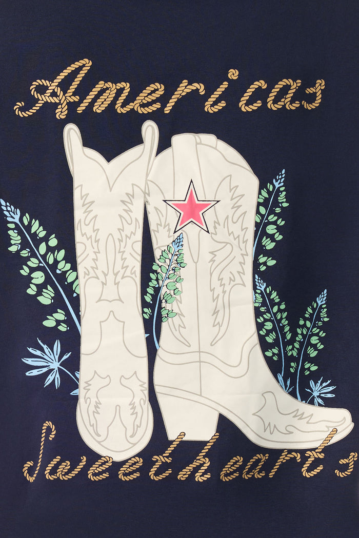 DCC White Boots America's Sweethearts Tee