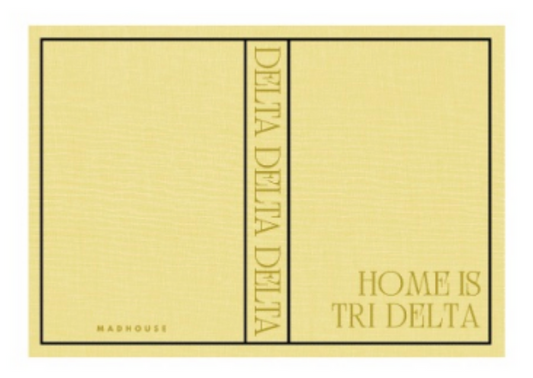 Delta Delta Delta Keepsake Book Box