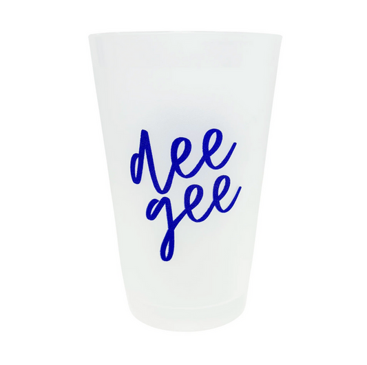 Delta Gamma Script Frost Cup