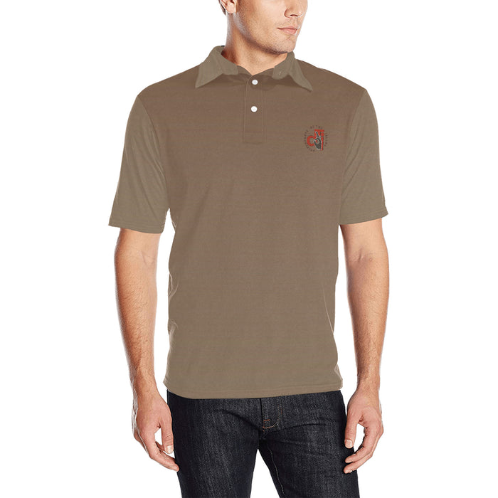Descendants of the Island Another Leather Men's All Over Print Polo Shirt