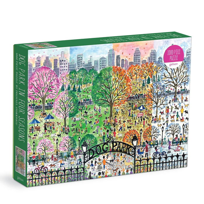 Dog Park in Four Seasons Puzzle