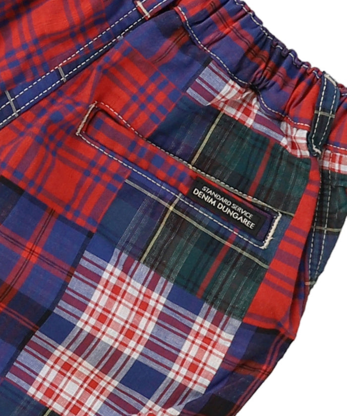Double Cloth Patchwork Shorts