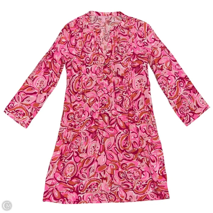 Dress Designer By Lilly Pulitzer In Blue & Orange, Size: Xs