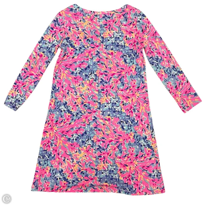 Dress Designer By Lilly Pulitzer In Pink & White, Size: Xs