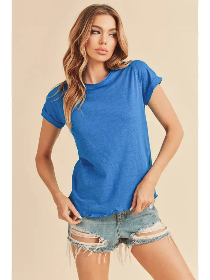 Electric Blue Gwen Tee