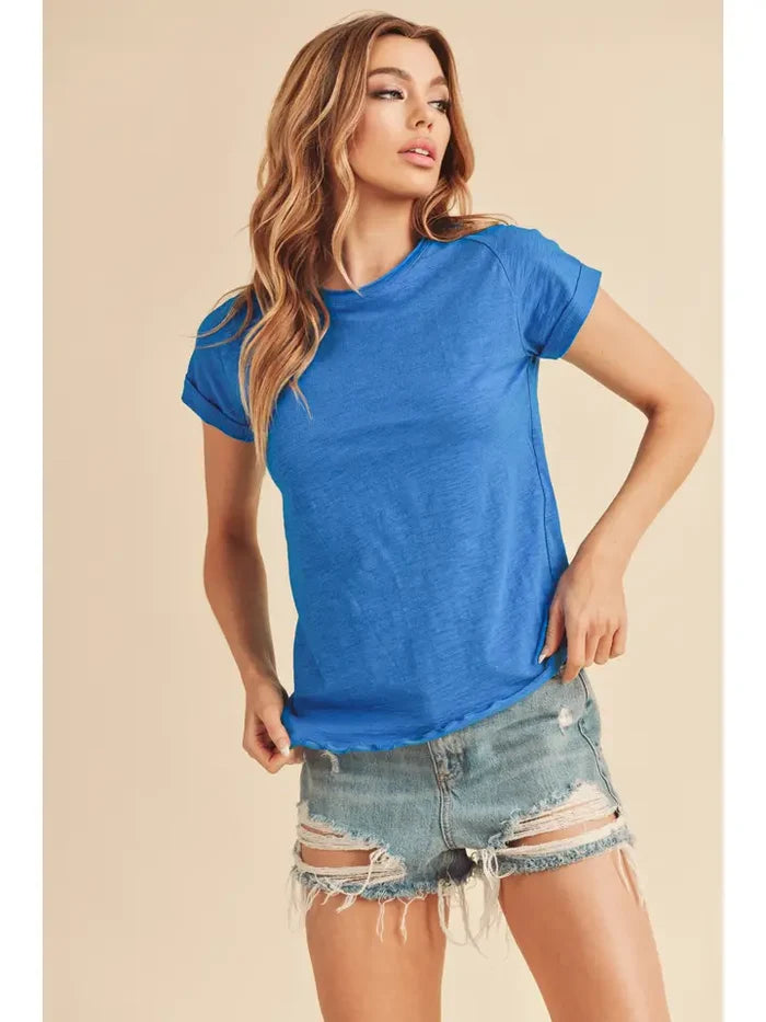 Electric Blue Gwen Tee