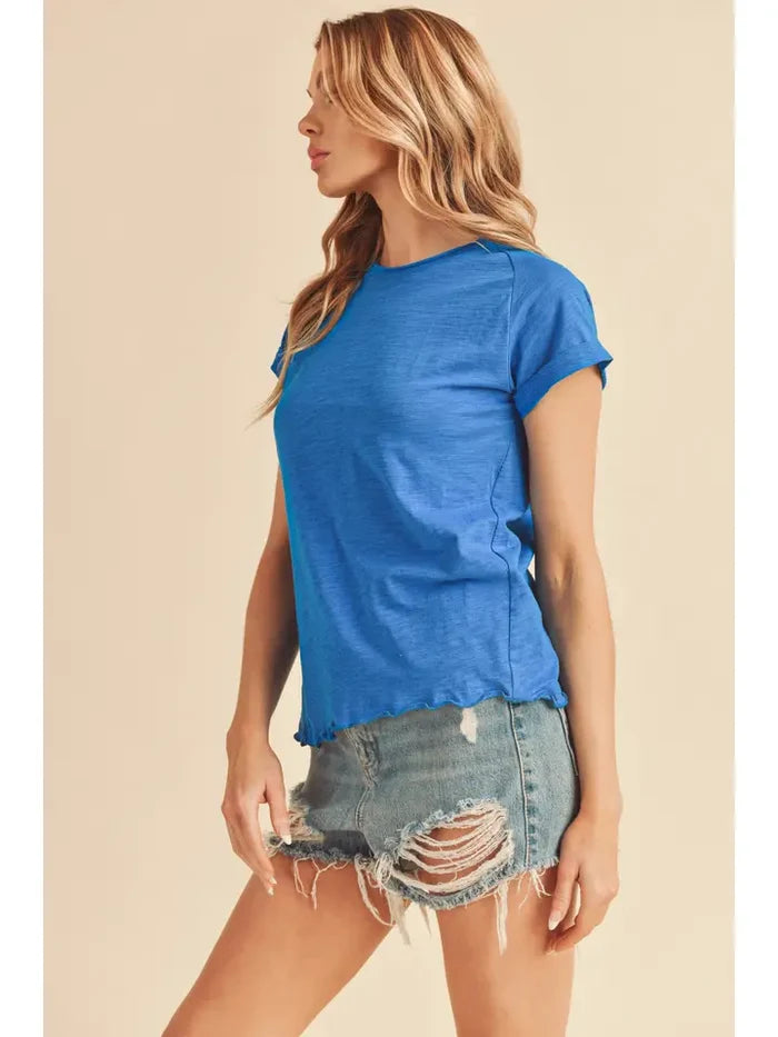 Electric Blue Gwen Tee
