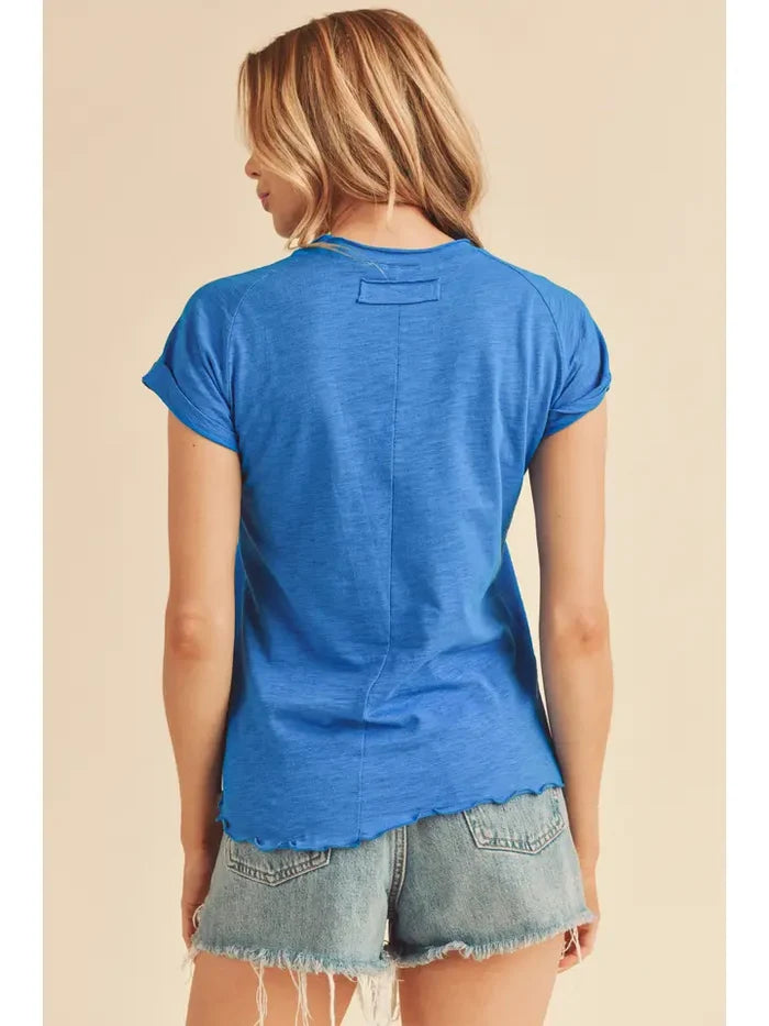 Electric Blue Gwen Tee