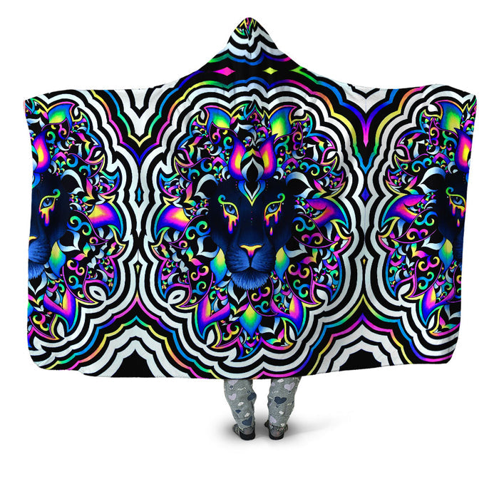 Electric Lion Hooded Blanket BrizBazaar Epic Hoodie