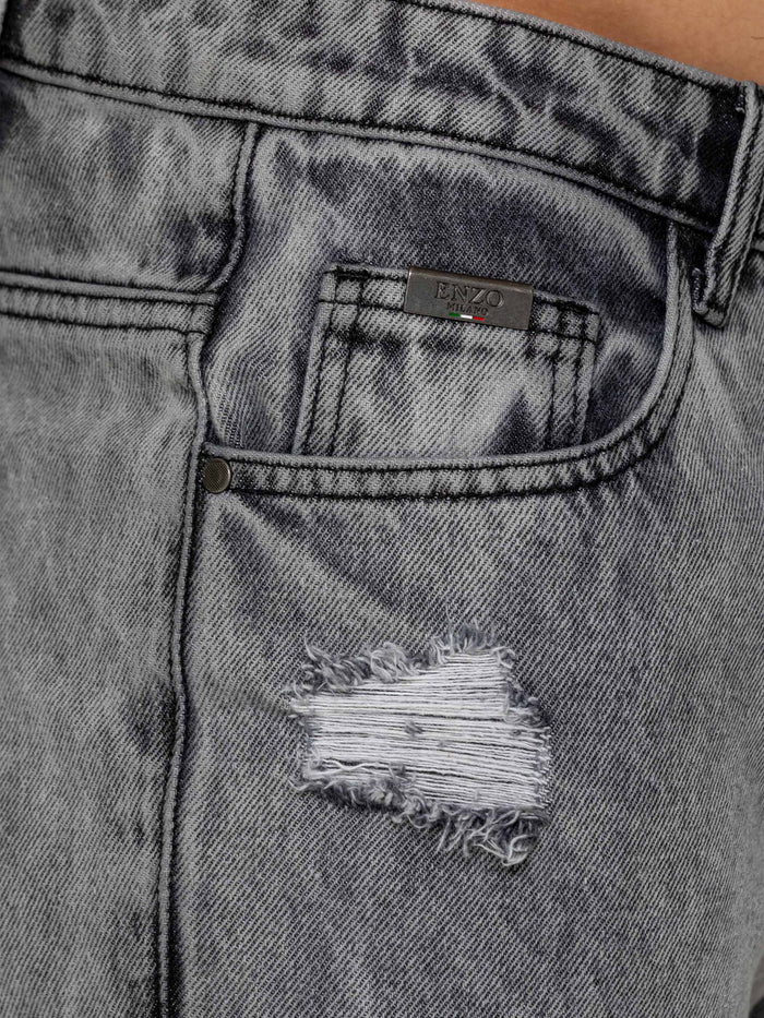 Enzo Milano | Men's Split Hem Jeans