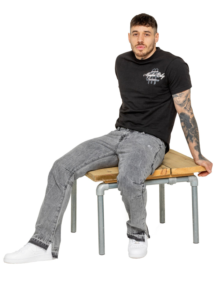 Enzo Milano | Men's Split Hem Jeans