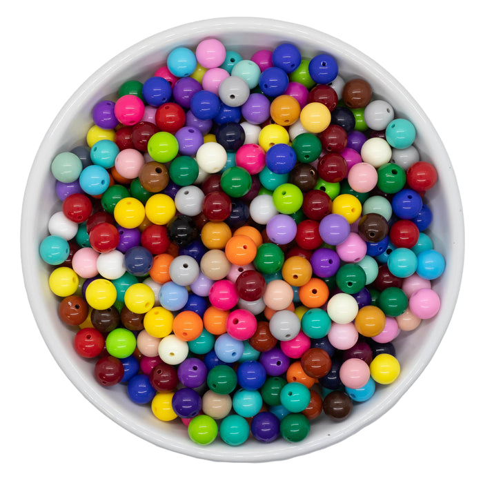 Essential Solid Mix 12mm (Package of Approx. 100)