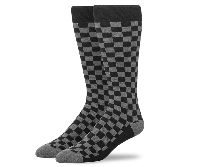 True Black / Medium Grey Heather Checkmate / One Size