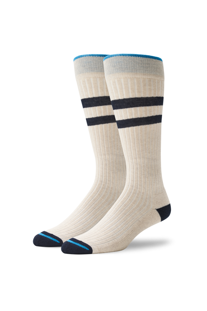 Froth Heather / Night Sky Stripes / One Size