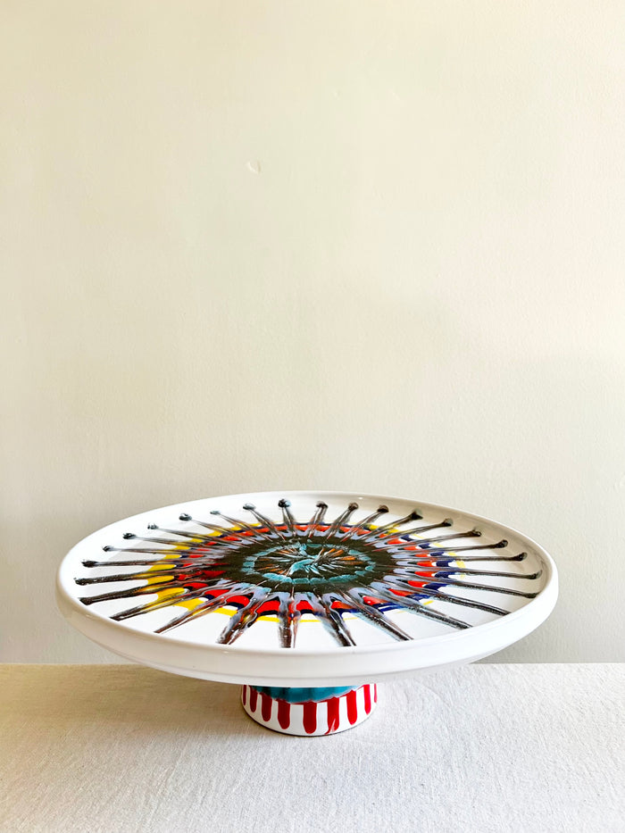 Fasano Footed Cake Plate 12.5" - VI