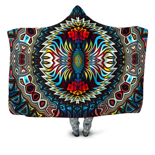 Fire for the Tribe Hooded Blanket Glass Prism Studios Epic Hoodie