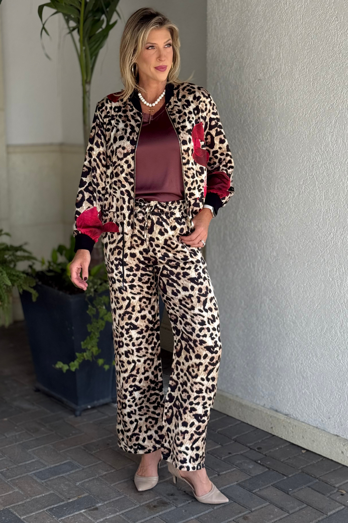 Flora Ashley La Dolce Vita Leopard Pant