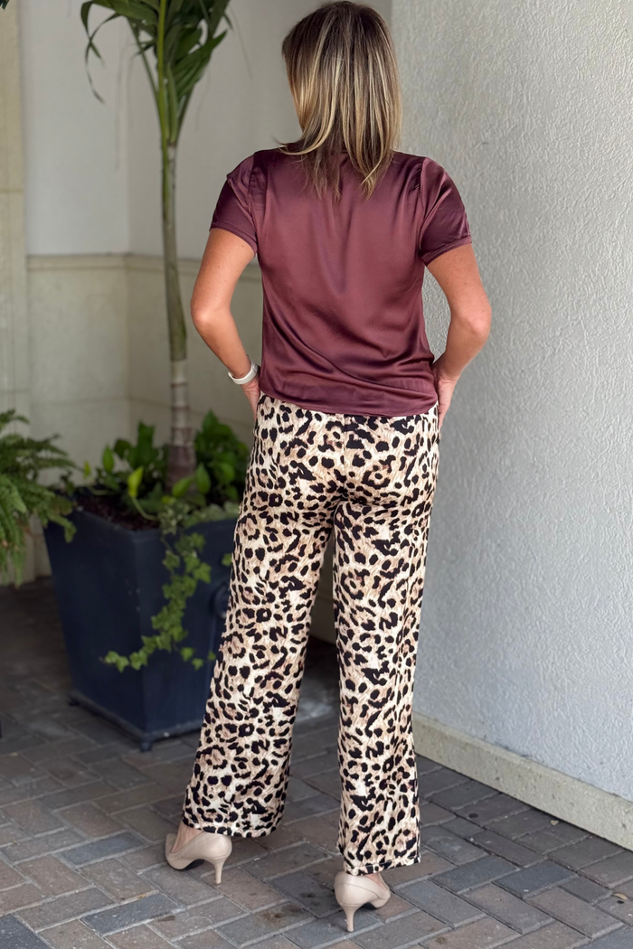 Flora Ashley La Dolce Vita Leopard Pant