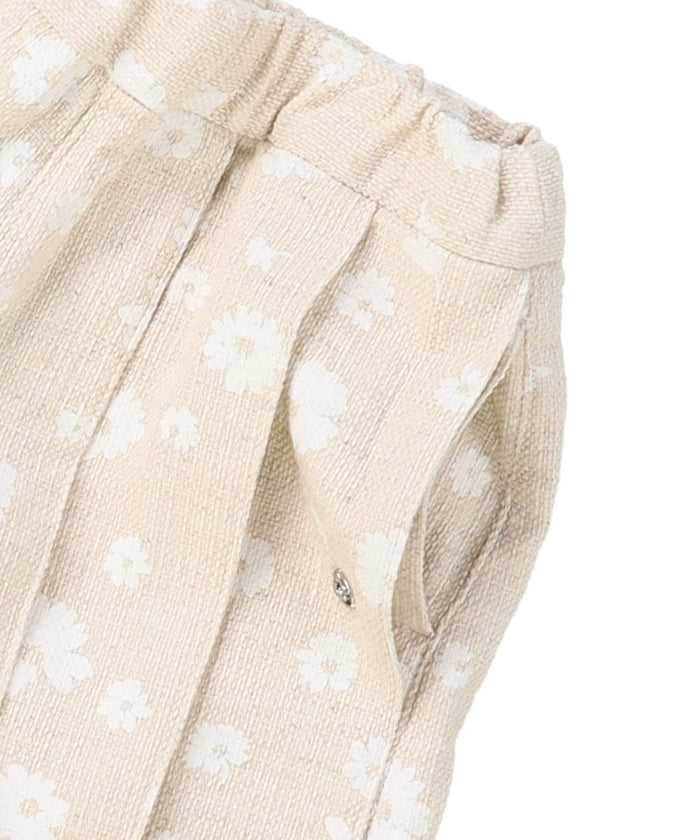 Floral Cotton Linen Cullottes