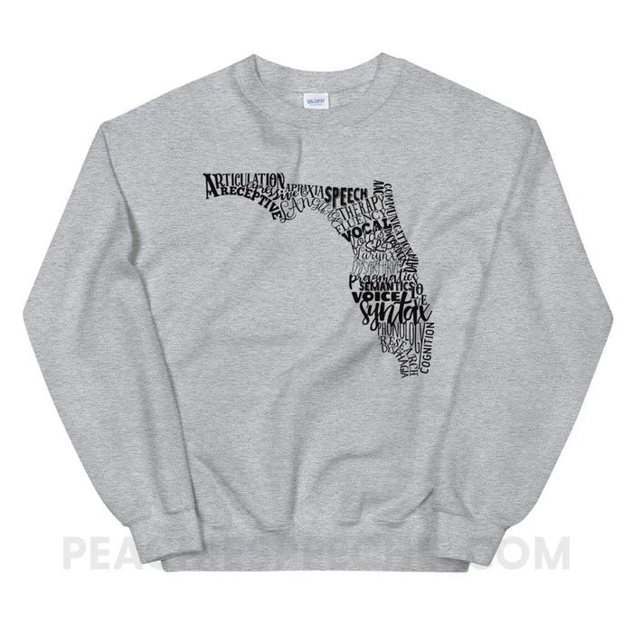 Florida SLP Classic Sweatshirt - Sport Grey / S - Hoodies & Sweatshirts peachiespeechie.com