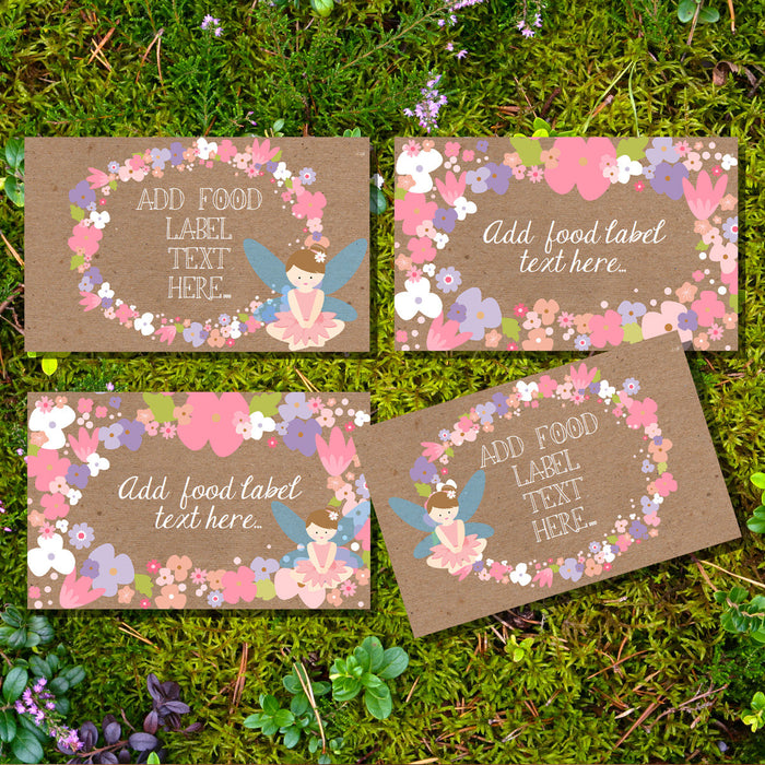 Woodland Fairy Buffet Cards
