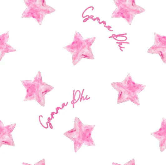 Gamma Phi Beta Cotton Scalloped Pillowcase