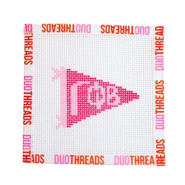 Gamma Phi Beta Pennant Needlepoint Kit