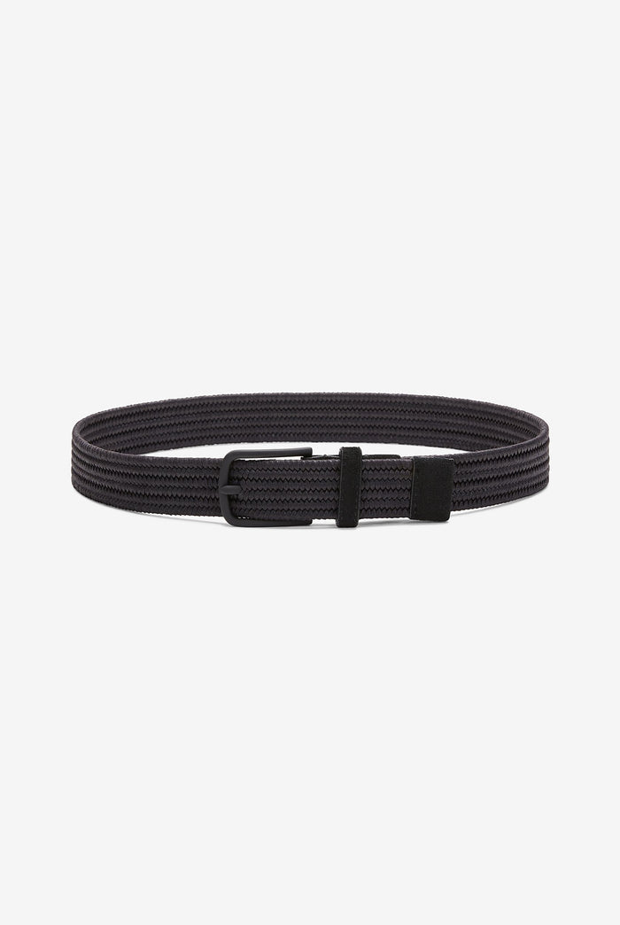Packshot image of the Garrett belt in black | Grid | Exclude | Still